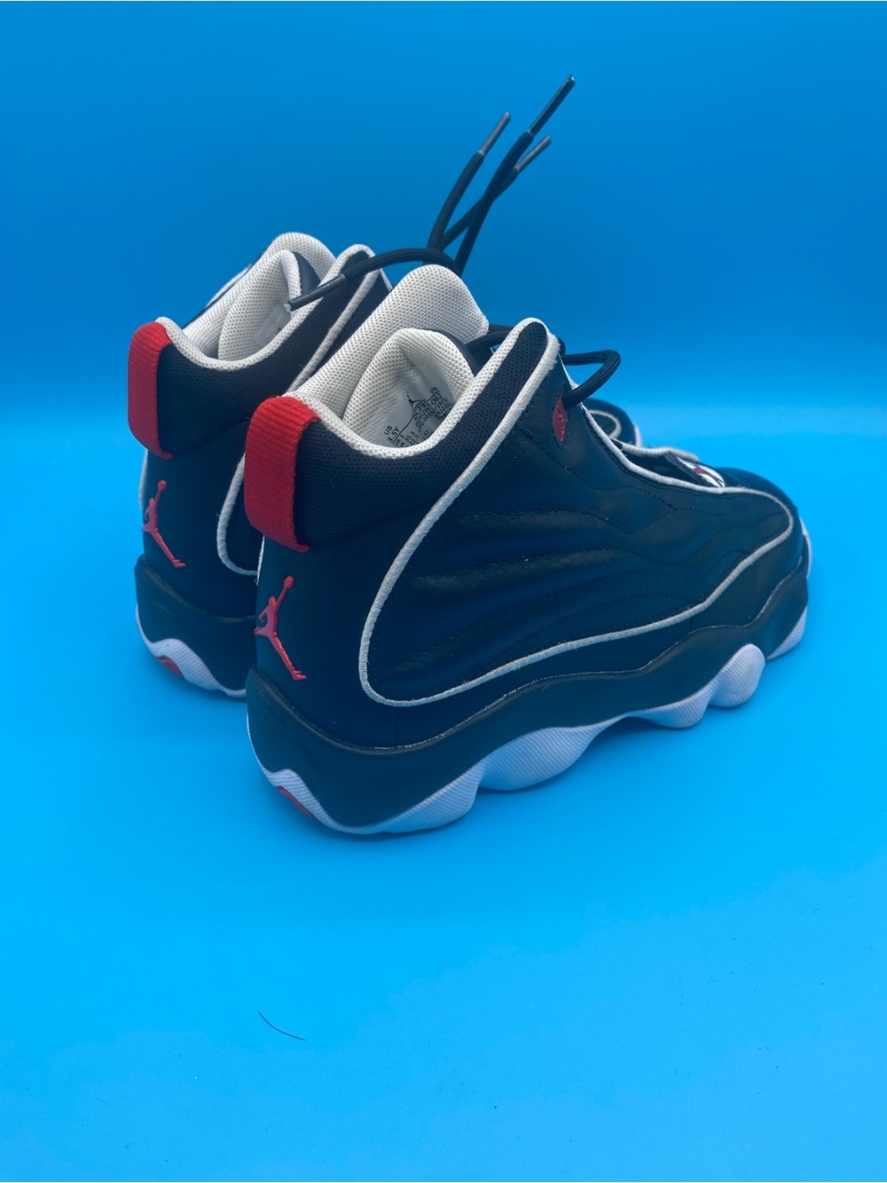 Jordan Pro Strong black, white, and university red - Picture 2 of 4